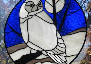 Snowy Owl Stained Glass Patterns Stained Glass Snowy Owl Suncatcher Flickr Photo Sharing