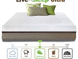 Snuggle Home 10 Foam Two Sided Mattress Reviews Amazon Com Live Sleep Ultra King Mattress Gel Memory Foam