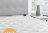 Snuggle Home 2 Blended Gel Memory Foam Mattress topper Reviews Amazon Com Eluxurysupply Rayon From Bamboo Extra Thick Mattress Pad