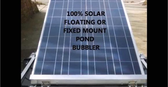 Solar Aerator Floating solar Pond Bubbler Floatovoltaic solar Powered Water Aerators Stop Fish Kills