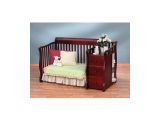 Sorelle Crib Conversion Instructions sorelle Tuscany 4 In 1 Convertible Crib Combo In Cherry