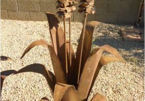 Southwest Metal Yard Art Metal 39 Quot Agave Cactus Landscape Yard Decor Art southwest