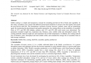 Spectrum Labs Quick Fix Plus Shelf Life Pdf Quality Retention and Shelf Life Extension In Mediterranean