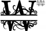 Split Letter Monogram Free Svg attic Blog Shadow Box for A Wedding