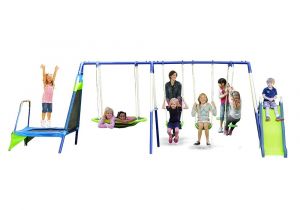 Sportspower Mountain View Metal Swing Set Best Swing Sets 2017 Bring Fun and Adventure In Your