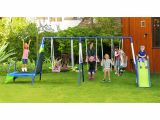 Sportspower Mountain View Metal Swing Set Natus Inc Mountain View Metal Trampoline Slide and Swing