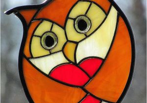 Stained Glass Owl Patterns Golden Stained Glass Love Owl Flickr Photo Sharing