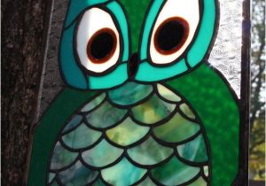 Stained Glass Owl Patterns Owl Stained Glass Panel