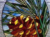 Stained Glass Supplies Denver Pine Cone Stained Glass Pattern Stained Glass Pine Cone Window