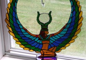 Stained Glass Supply Store Denver Amberlyn S Goddess isis Delphi Stained Glass Ancient Egypt