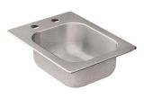 Stand Alone Kitchen Sink Malaysia Moen 2000 Series Drop In Stainless Steel 16 625 In 2 Hole Bar