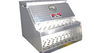 Step tool Boxes for Semi Truck 30 Quot Brute Semi Truck Tractor Step Box with tool Box Ebay