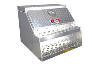 Step tool Boxes for Semi Truck 30 Quot Brute Semi Truck Tractor Step Box with tool Box Ebay
