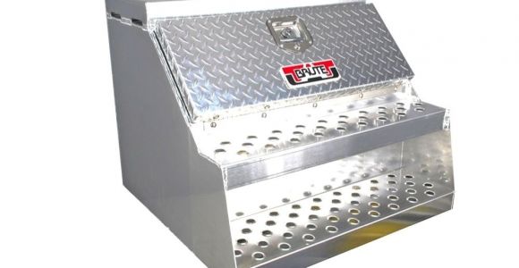 Step tool Boxes for Semi Truck 30 Quot Brute Semi Truck Tractor Step Box with tool Box Ebay