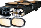 Sterling 4×8 Pool Cue Case New Sterling Wave Case Stw2tv 4×8 Black and Brown Cue