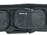 Sterling 4×8 Pool Cue Case Sterling Black Angora Pool Cue Case for 4 Cues