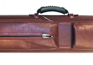 Sterling 4×8 Pool Cue Case Sterling Ultra Leather Rolling Case 4 butts and 8 Shafts