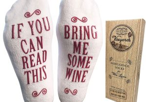 Sugar and Cotton Wine socks Amazon Com Bring Me some Wine Luxury Combed Cotton socks with