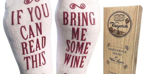 Sugar and Cotton Wine socks Amazon Com Bring Me some Wine Luxury Combed Cotton socks with