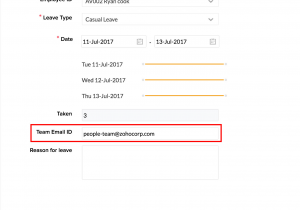 Swedish Employee Self Service Applying Leave Zoho People