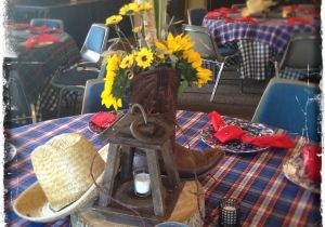 Table Centerpiece Ideas for Quinceaneras Awesome Country Western themed Centerpieces and Table Settings