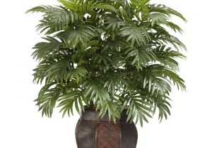 Tall Fake Palm Trees for Sale Nearly Natural 38 In H Green areca Palm with Vase Silk Plant 6651