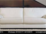 Tapiceria De Muebles En Houston Tx Sl 342 Elegante sofa En Autentico Cuero Color Blanco Pa Delo A La