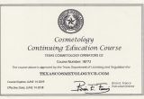 Tdlr Continuing Education Cosmetology Texas Cosmetology Continuing Education Online Online Texas