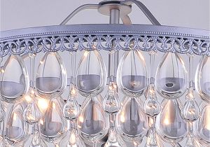 Teardrop Crystals Chandelier Parts Amazon Com Jojospring Wesley Crystal 6 Light Chandelier with Clear