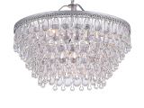 Teardrop Crystals Chandelier Parts Amazon Com Jojospring Wesley Crystal 6 Light Chandelier with Clear