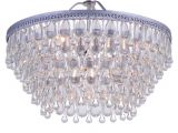 Teardrop Crystals Chandelier Parts Amazon Com Wesley Crystal 6 Light Chandelier with Clear Teardrop