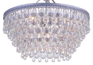 Teardrop Crystals Chandelier Parts Amazon Com Wesley Crystal 6 Light Chandelier with Clear Teardrop