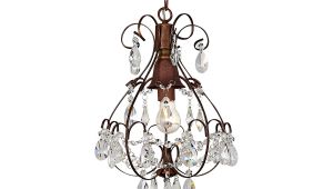 Teardrop Crystals Chandelier Parts Brushed Oak 1 Light Teardrop Crystal Chandelier Amazon Com