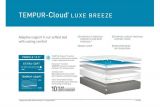 Tempur Cloud Luxe Breeze Reviews Tempur Cloud Luxe Breeze Mattress Reviews Goodbed Com