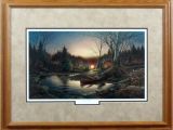 Terry Redlin Art Prints for Sale Morning solitude Terry Redlin Camping Encore Framed Print