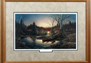 Terry Redlin Art Prints for Sale Morning solitude Terry Redlin Camping Encore Framed Print
