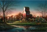 Terry Redlin Art Prints for Sale Terry Redlin Above the Fruited Plain S N Ltded Print Ebay