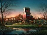 Terry Redlin Art Prints for Sale Terry Redlin Above the Fruited Plain S N Ltded Print Ebay