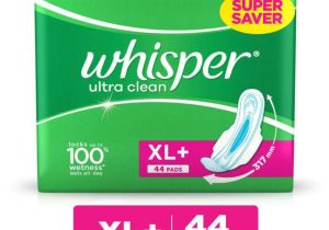 The Best Sanitary Pads after Delivery Whisper Ultra Clean Sanitary Pads Extra Large Plus 44 Pc Pack Buy