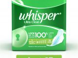 The Best Sanitary Pads after Delivery Whisper Ultra Clean Sanitary Pads Large Wings 15 Pc Pack Buy