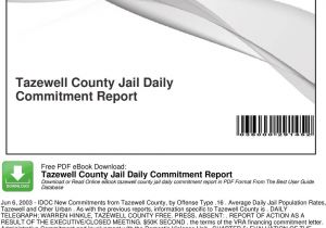 The Daily Commitment Report Peoria Il Daily Commitment Chicago Ebook