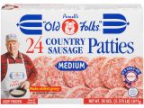 The Little butcher Shop Hattiesburg Mississippi Purnell S Old Folks Medium Patties 24 Ct Country Sausage 38 Oz Box