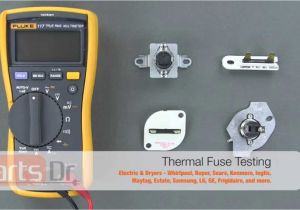 Therma Tru Door Parts How to Test A Dryer thermal Fuse for Continuity Youtube