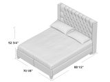 Three Posts Crawley Upholstered Platform Bed Three Posts Crawley Upholstered Platform Bed Reviews