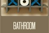 Tic Tac toe toilet Paper Holder Bathroom Tic Tac toe Made to order toilet Paper Holder toilet