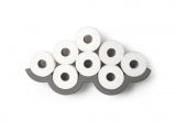 Tic Tac toe toilet Roll Holder Concrete Cloud toilet Paper Holder Bath Bagno Design Funzionalismo