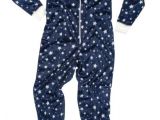 Tiffany Days Plush Xl Pj Salvage Stars Women 39 S Footsie In Navy