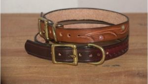 Tooled Leather Dog Collars Hand tooled Leather Dog Collars 10 12 Inch Lengths Small