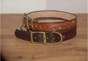 Tooled Leather Dog Collars Hand tooled Leather Dog Collars 10 12 Inch Lengths Small