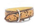 Tooled Leather Dog Collars Uk Luxury Hand Carved tooled Natural Wide Leather Dog Collar